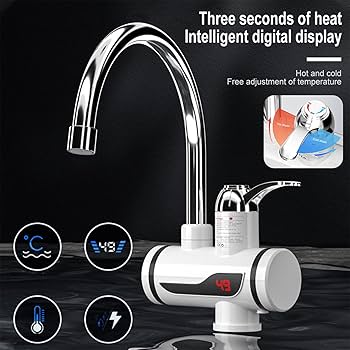 Electric Hot Water Tap Instant Heating Water | Digital Display it heats water instantly Offers For KItchen OR Bath